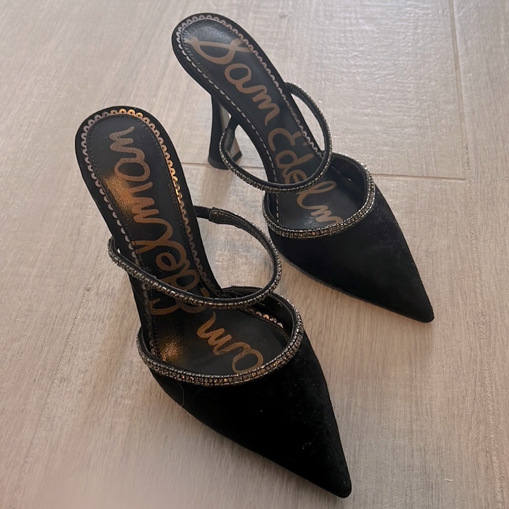 Sam Edelman super chic mules heels WORN ONCE